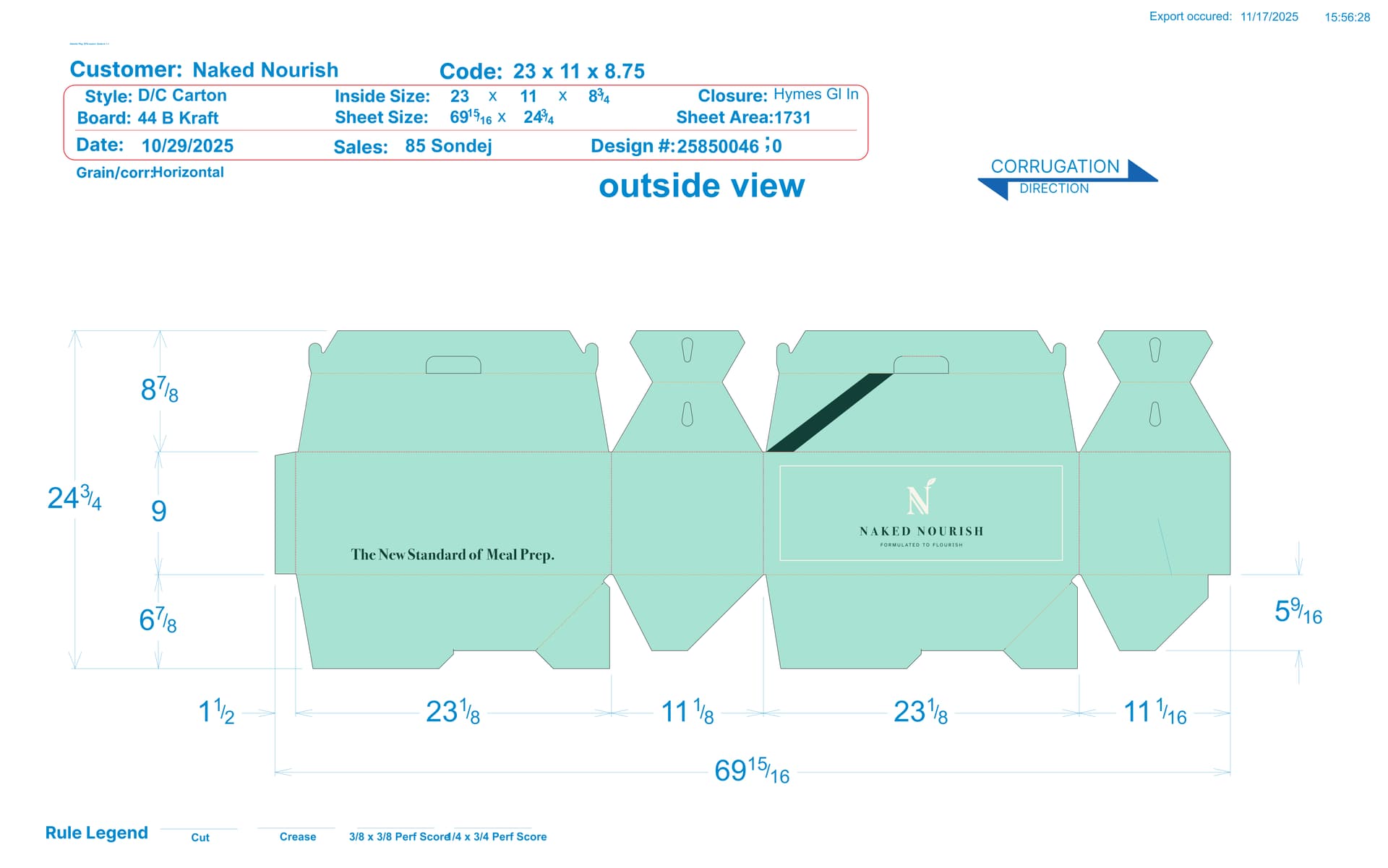 Naked Nourish Short Packaging